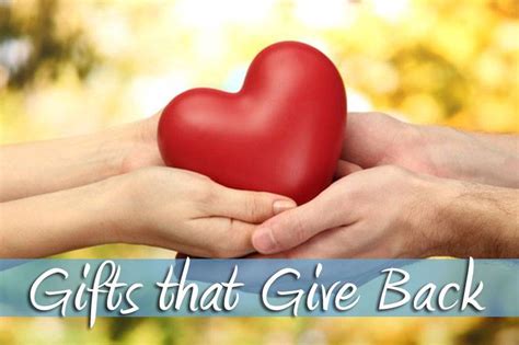 gifts that benefit charity|gifts that help others.